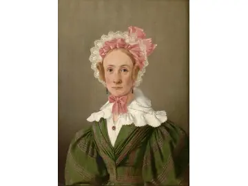 Jörgen Roed | Fräulein Ida Wilhelmine Trock – 1835 | Gerahmter Kunstdruck | Goldenes Zeitalter Dänemark | formida