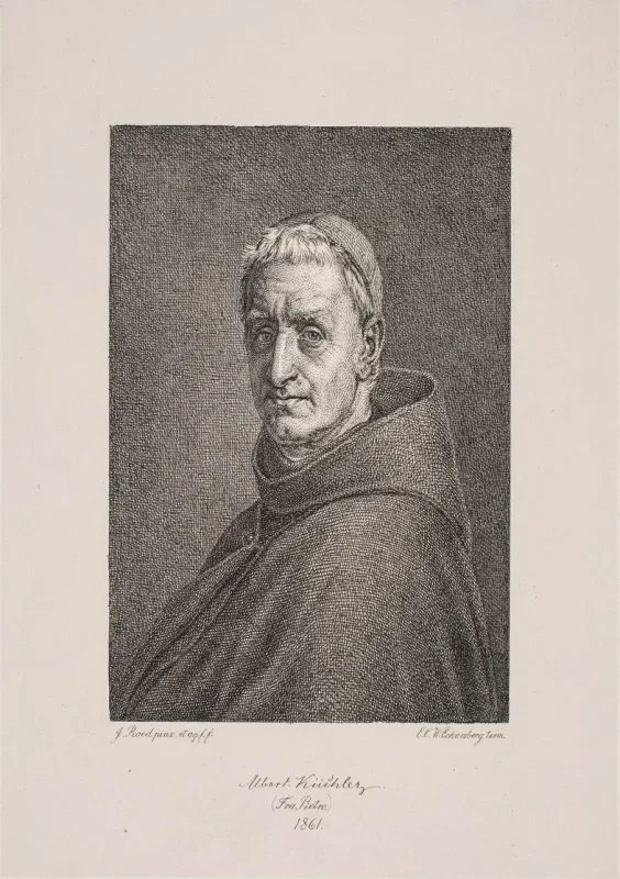 Jörgen Roed | Albert Küchler - 1861 | Gerahmter Kunstdruck | Goldenes Zeitalter Dänemark | formida