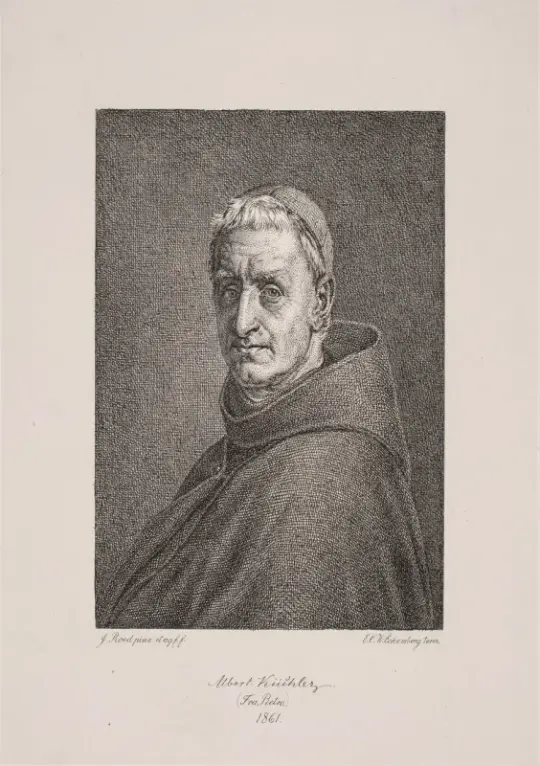 Jørgen Roed | Albert Küchler - 1861 | Indrammet kunsttryk | Danmarks Guldalder | formida