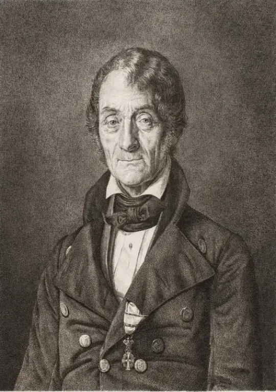 Jörgen Roed | Friedrich Georg Ernst Sarauw - 1845 | Gerahmter Kunstdruck | Goldenes Zeitalter Dänemark | formida