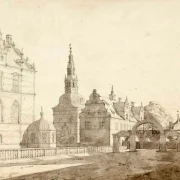 Jørgen Roed | Karruselgård på Frederiksborg Slot -1834 | Indrammet kunsttryk | Danmarks Guldalder | formida