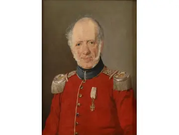 Jörgen Roed | Oberst von Darcheus - 1834 | Gerahmter Kunstdruck | Goldenes Zeitalter Dänemark | formida