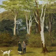 Jörgen Roed | Auswahl der Bäume zum Fällen – 1837 | Gerahmter Kunstdruck | Goldenes Zeitalter Dänemark | formida
