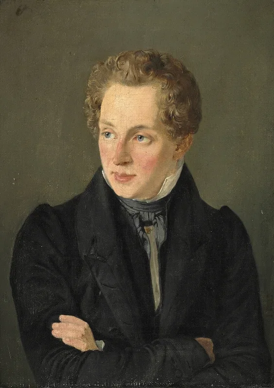 Jörgen Roed | Justizrat Jacob Rasmus Damkier - 1830 | Gerahmter Kunstdruck | Goldenes Zeitalter Dänemark | formida