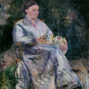 Julie Pissarro im Garten – 1874