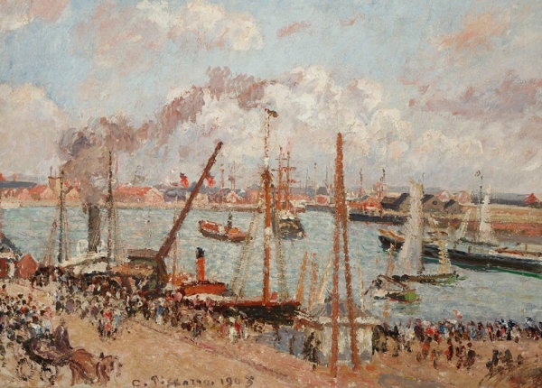 Anse des Pilotes, Nachmittag, sonniges Wetter, Le Havre - 1903