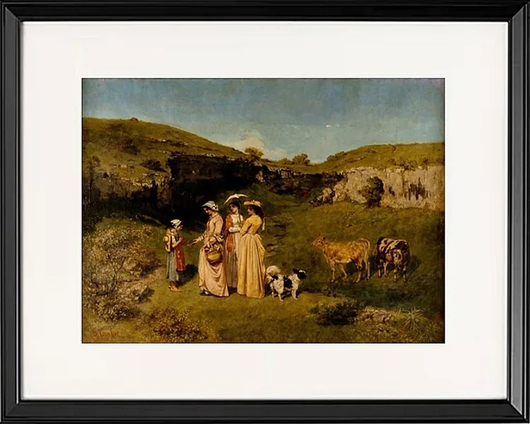 Junge Damen des Dorfes – 1851