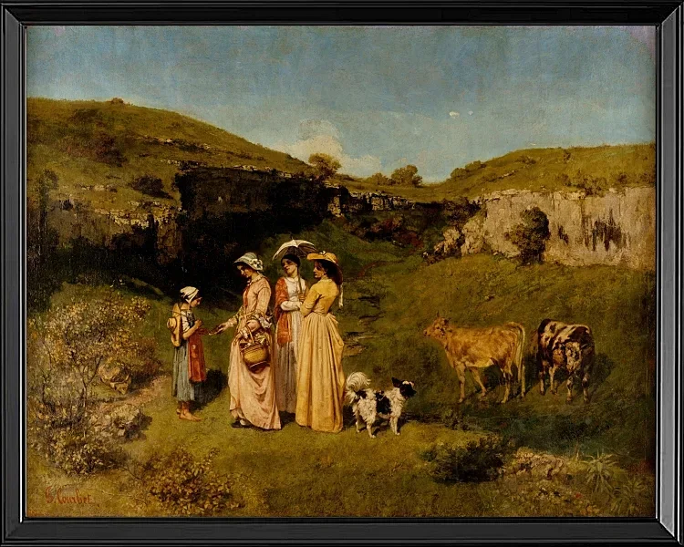 Junge Damen des Dorfes – 1851