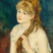 Kvinde med kat - 1875