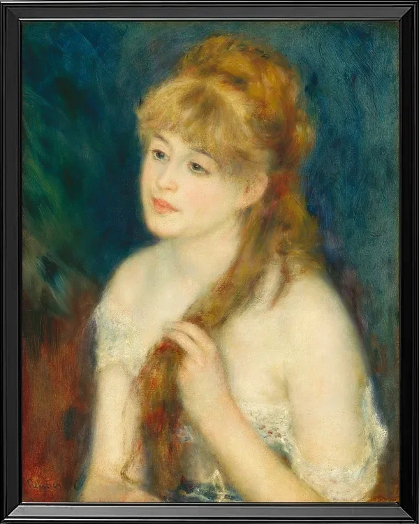 Kvinde med kat - 1875