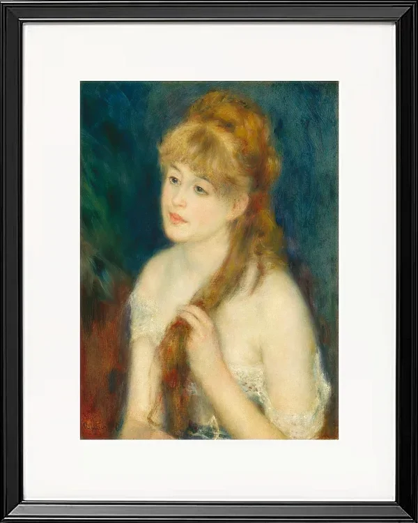 Kvinde med kat - 1875