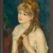 Kvinde med kat - 1875