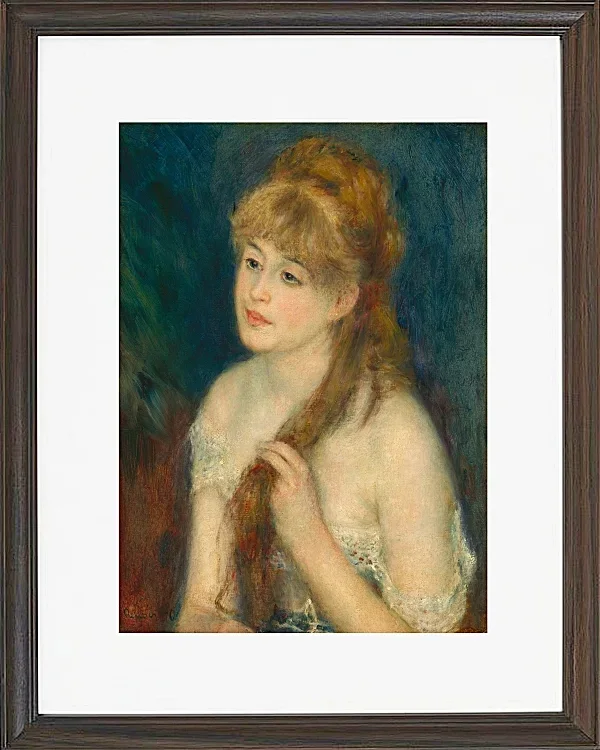 Kvinde med kat - 1875