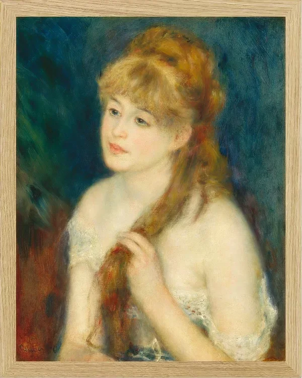 Kvinde med kat - 1875