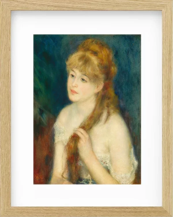 Kvinde med kat - 1875