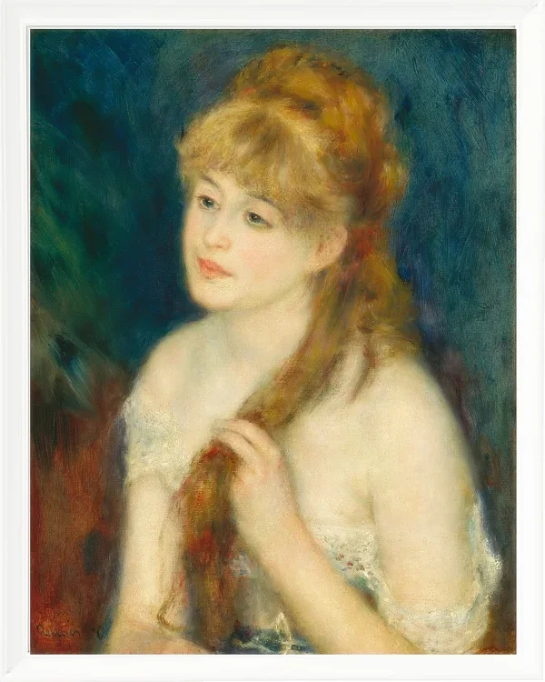 Kvinde med kat - 1875