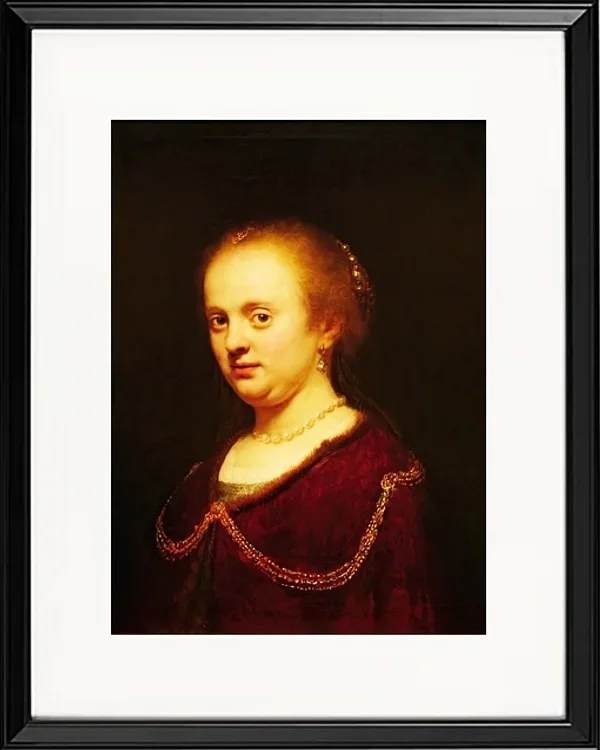 Junge Frau mit Goldkette - 1634