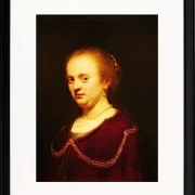 Junge Frau mit Goldkette - 1634