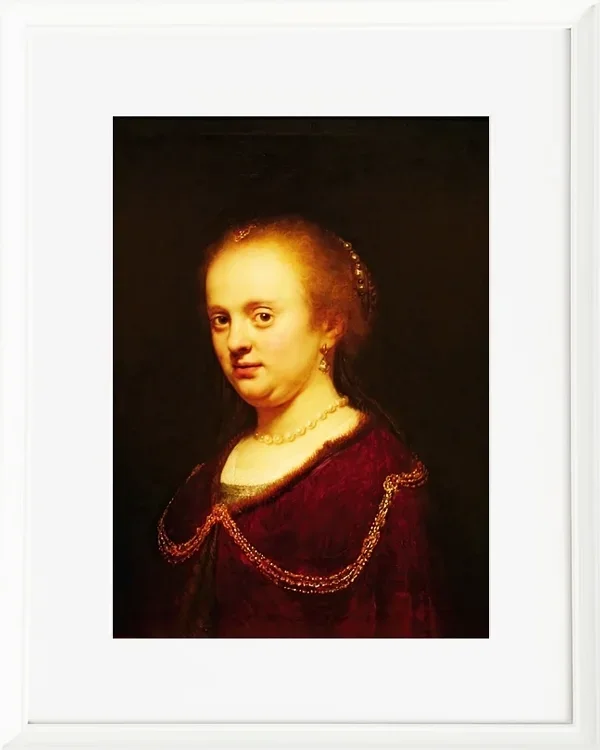 Junge Frau mit Goldkette - 1634