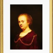 Junge Frau mit Goldkette - 1634