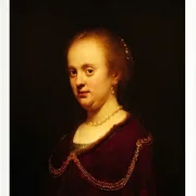 Junge Frau mit Goldkette - 1634