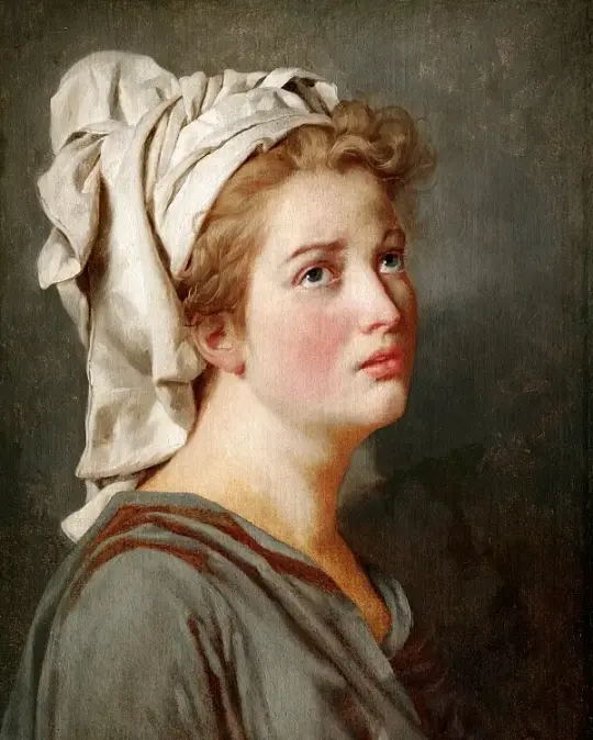 Junge Frau mit Turban - 1780