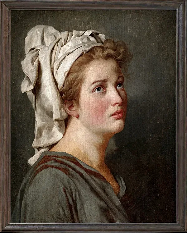 Junge Frau mit Turban - 1780