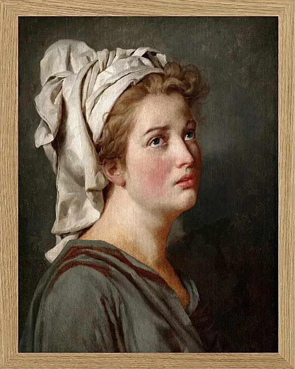 Junge Frau mit Turban - 1780
