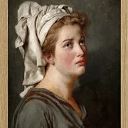 Junge Frau mit Turban - 1780