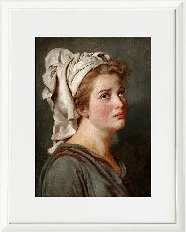 Junge Frau mit Turban - 1780