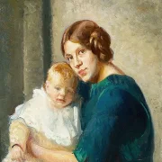 Junge Mutter mit Kind - 1913