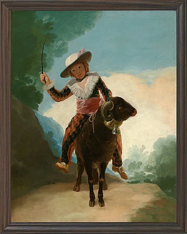 Junge auf einem Widder - 1786