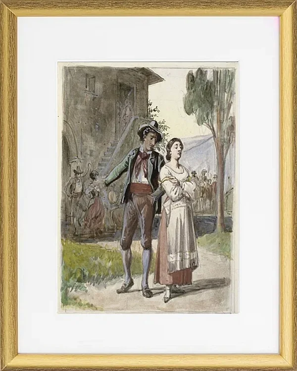 Ungt par der er uenige - 1870