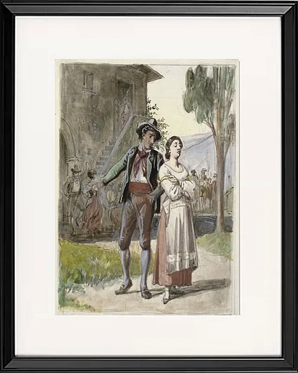 Ungt par der er uenige - 1870