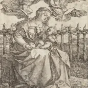 Jungfrau Maria, gekrönt von zwei Engeln – 1471