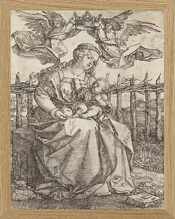 Jungfrau Maria, gekrönt von zwei Engeln – 1471