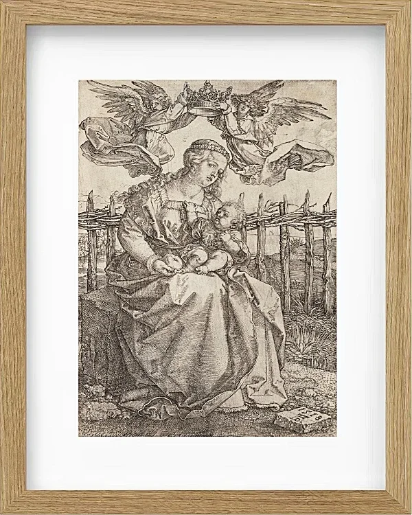 Jungfrau Maria, gekrönt von zwei Engeln – 1471