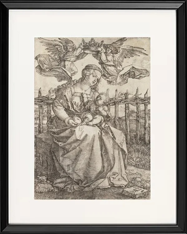 Jungfrau Maria, gekrönt von zwei Engeln – 1471