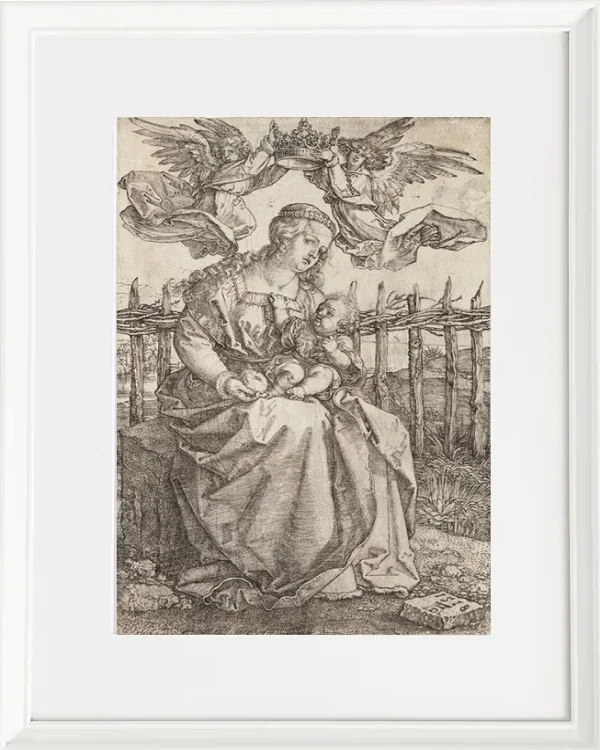 Jungfrau Maria, gekrönt von zwei Engeln – 1471