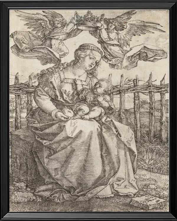 Jungfrau Maria, gekrönt von zwei Engeln – 1471