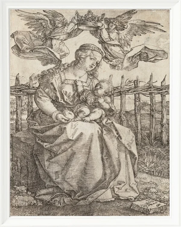 Jungfrau Maria, gekrönt von zwei Engeln – 1471