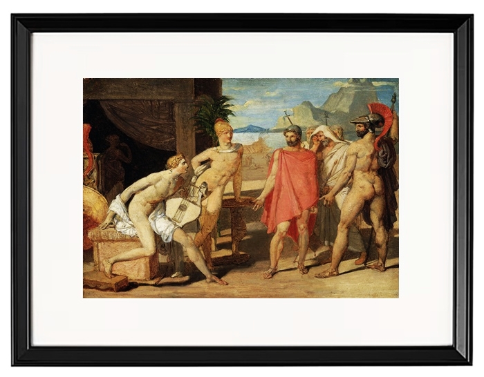 Achilles empfängt in seinem Zelt die Gesandten von Agamemnon – 1801