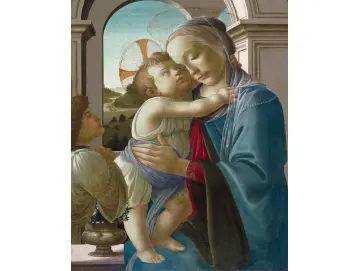 Jungfrau und Kind mit einem Engel – 1475