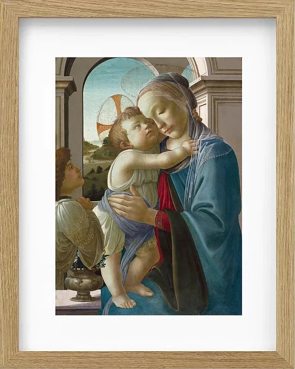 Jungfrau und Kind mit einem Engel – 1475