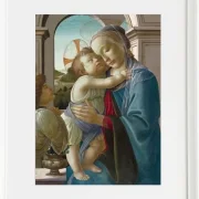 Jungfrau und Kind mit einem Engel – 1475