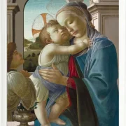 Jungfrau und Kind mit einem Engel – 1475