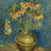Kaiserliche Fritillarien in einer Kupfervase - 1887