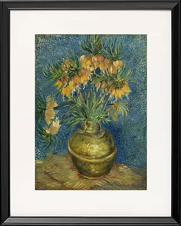Kaiserliche Fritillarien in einer Kupfervase - 1887
