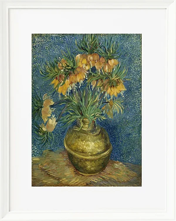 Kaiserliche Fritillarien in einer Kupfervase - 1887