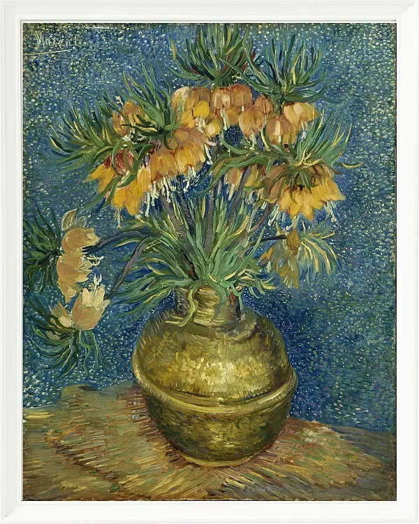 Kaiserliche Fritillarien in einer Kupfervase - 1887